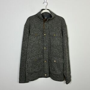 Eddie Bauer‎ Radiator Field Jacket Mens XL Gray Military Pockets Barn Chore